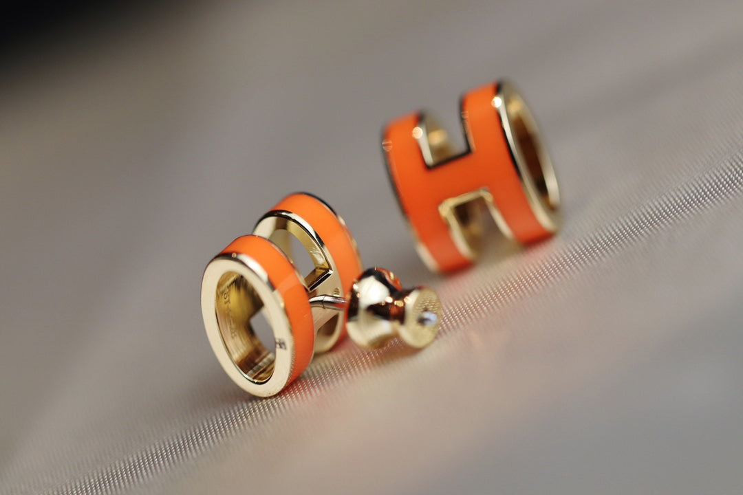 Dream MINI POP H EARRINGS ORANGE