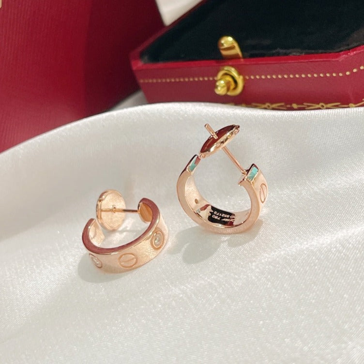 Dream LOVE EARRINGS 5.7MM 2 DIAMONDS