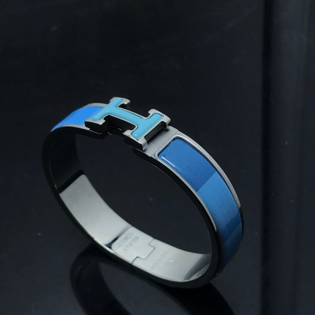 DREAM H ARMBAND BLAU REGENBOGEN KERAMIK