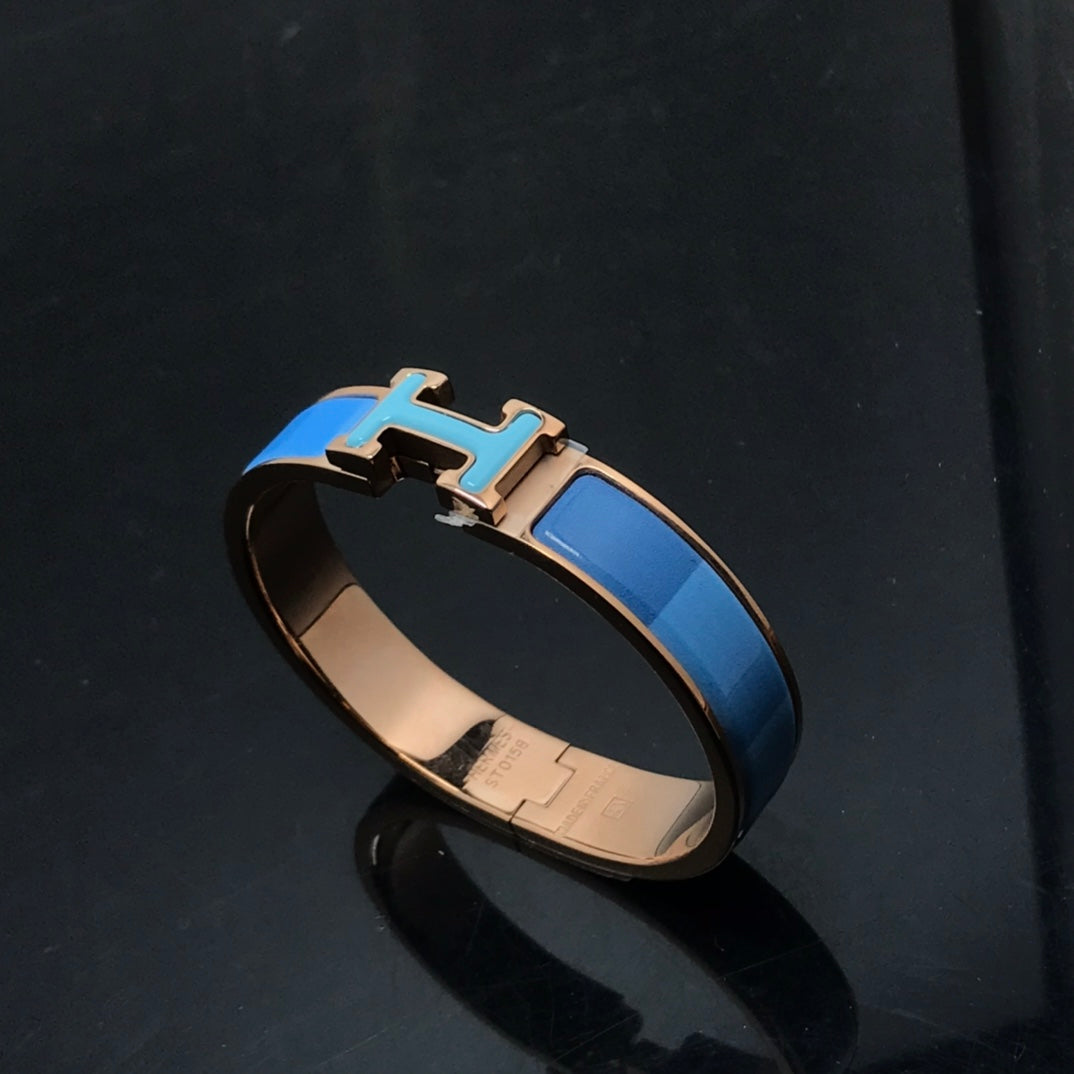 DREAM H ARMBAND BLAU REGENBOGEN KERAMIK