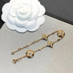 Dream STAR AND SUN 4 MOTIFS GOLD DIAMONDS BRACELET