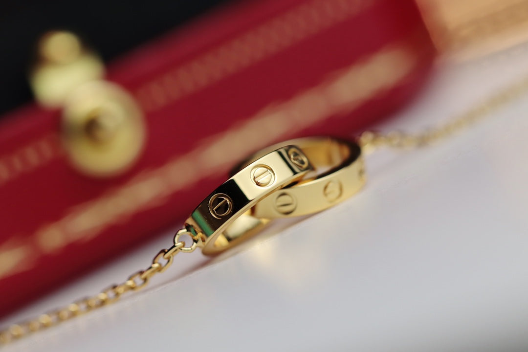 Dream LIEBESKETTE DOPPELRING GOLD