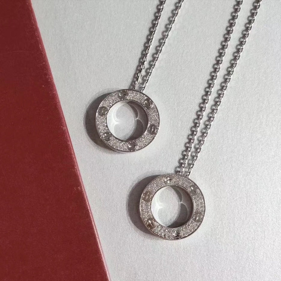 Dream LOVE NECKLACE ADJUSTABLE SILVER