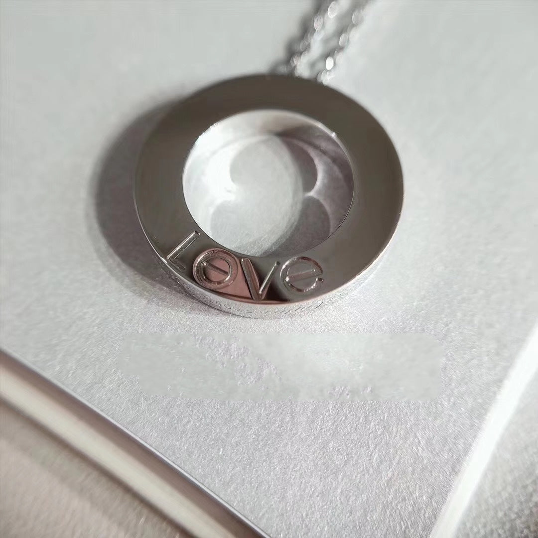 TRAUM LIEBES-HALSKETTE VERSTELLBAR SILBER