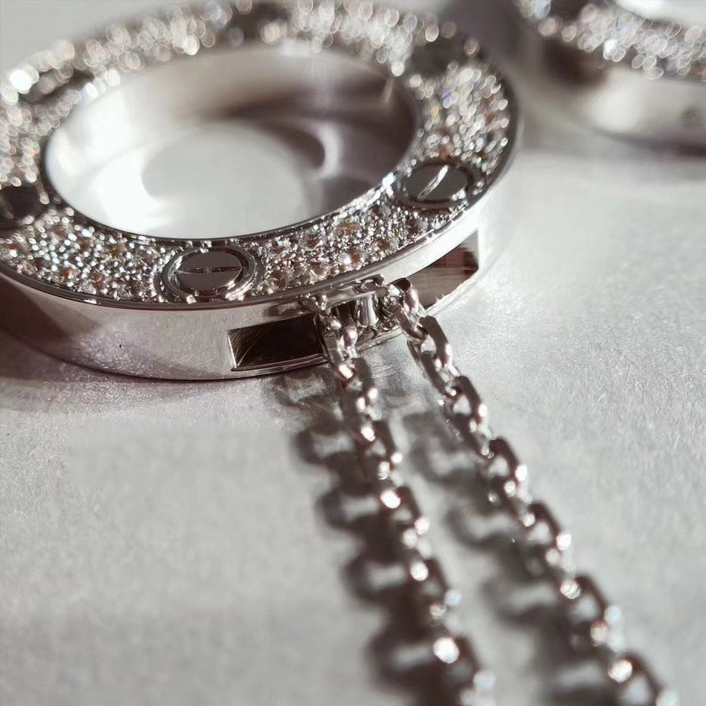 Dream LOVE NECKLACE ADJUSTABLE SILVER