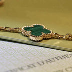 [Dream ]Neue CLOVER 5 MOTIV MALACHIT ARMBAND KOLLEKTION