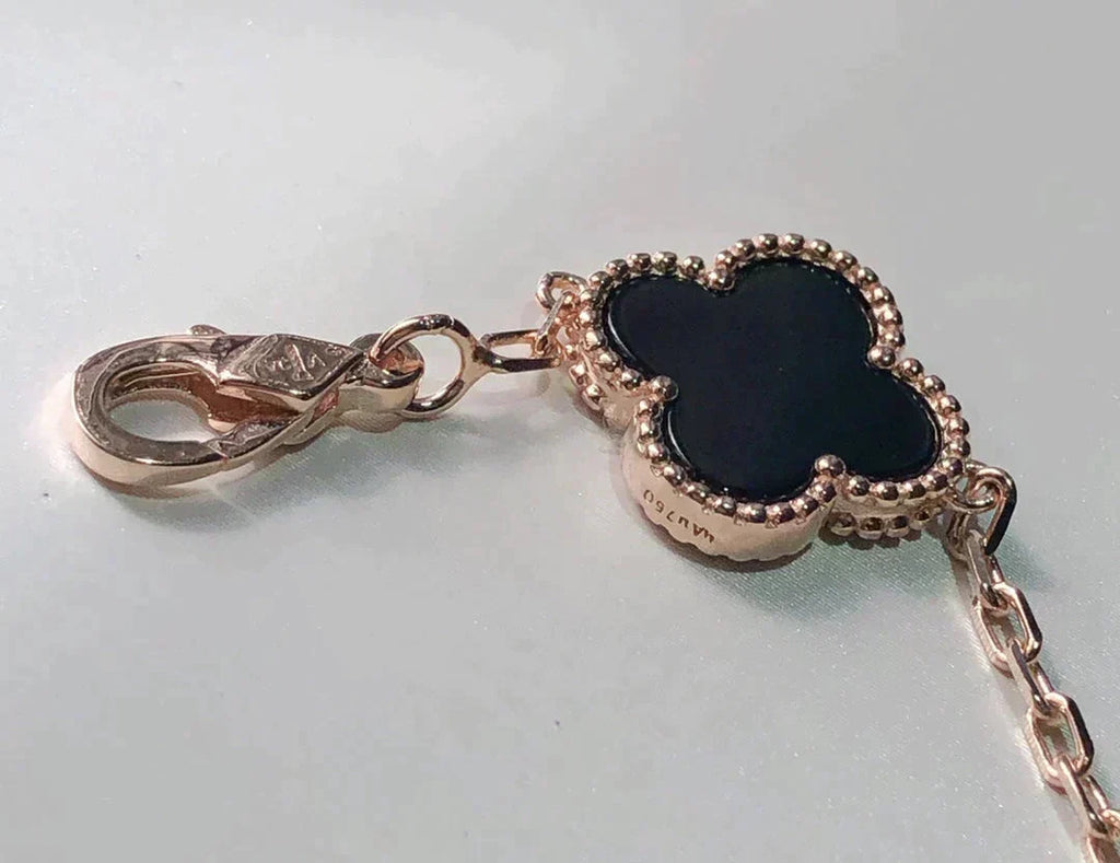 [Dream ]New CLOVER 5 MOTIFS MULTICOLOR BRACELET