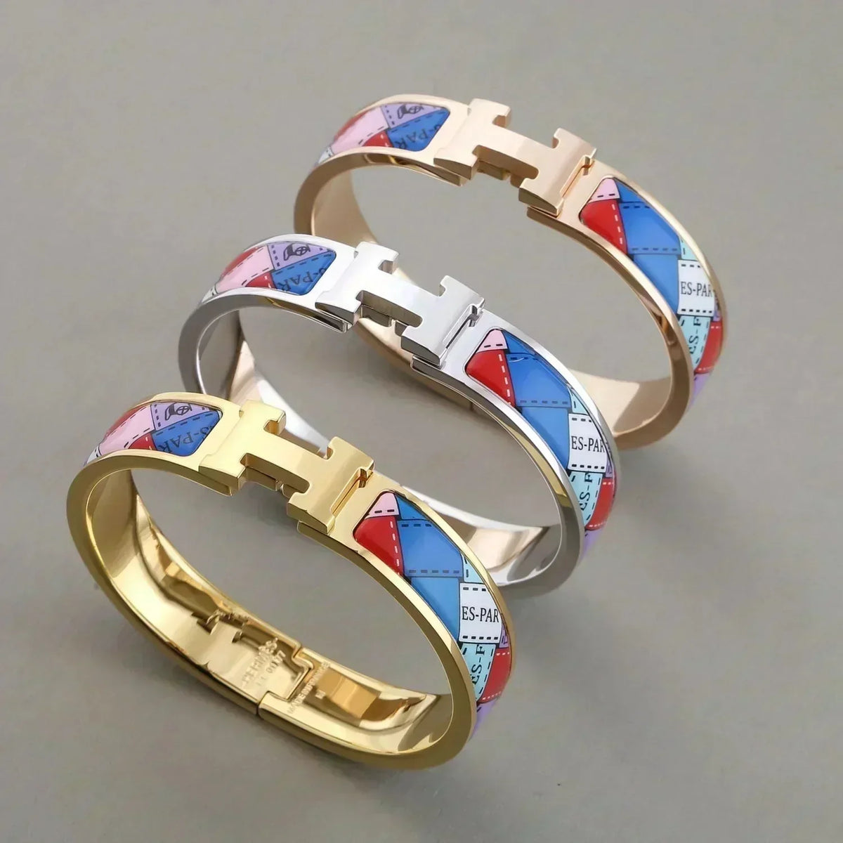Dream H BRACELET DOTTED BORDER 12MM