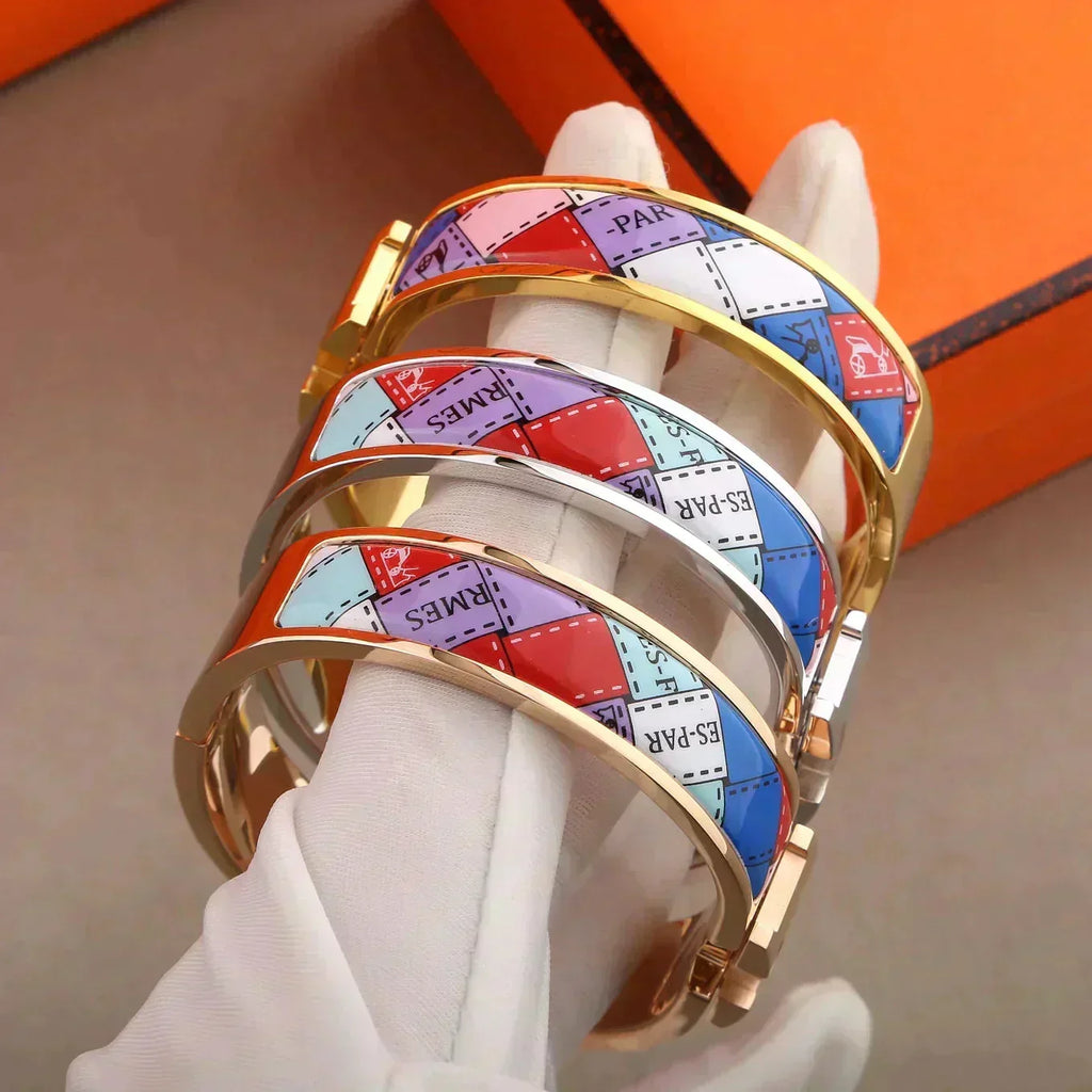 Dream H BRACELET DOTTED BORDER 12MM