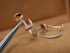 Dream JUSTE EARRINGS 12.75MM PINK GOLD DIAMOND