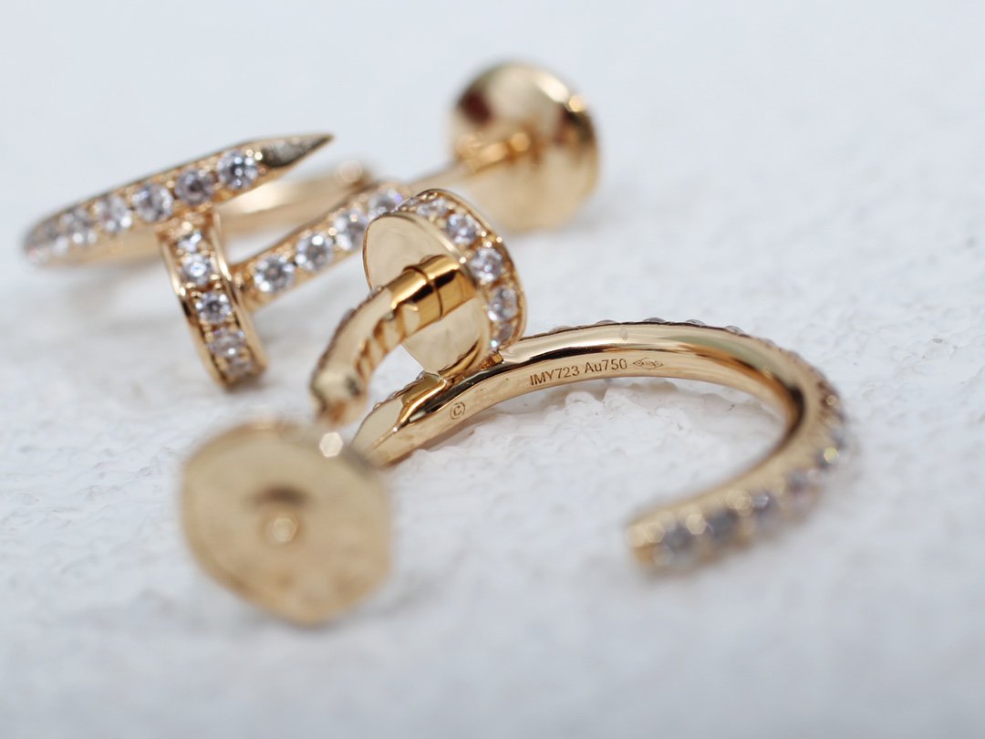 Dream JUSTE EARRINGS 12.75MM PINK GOLD DIAMOND