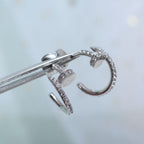 Dream JUSTE EARRINGS 12.75MM SILVER DIAMOND