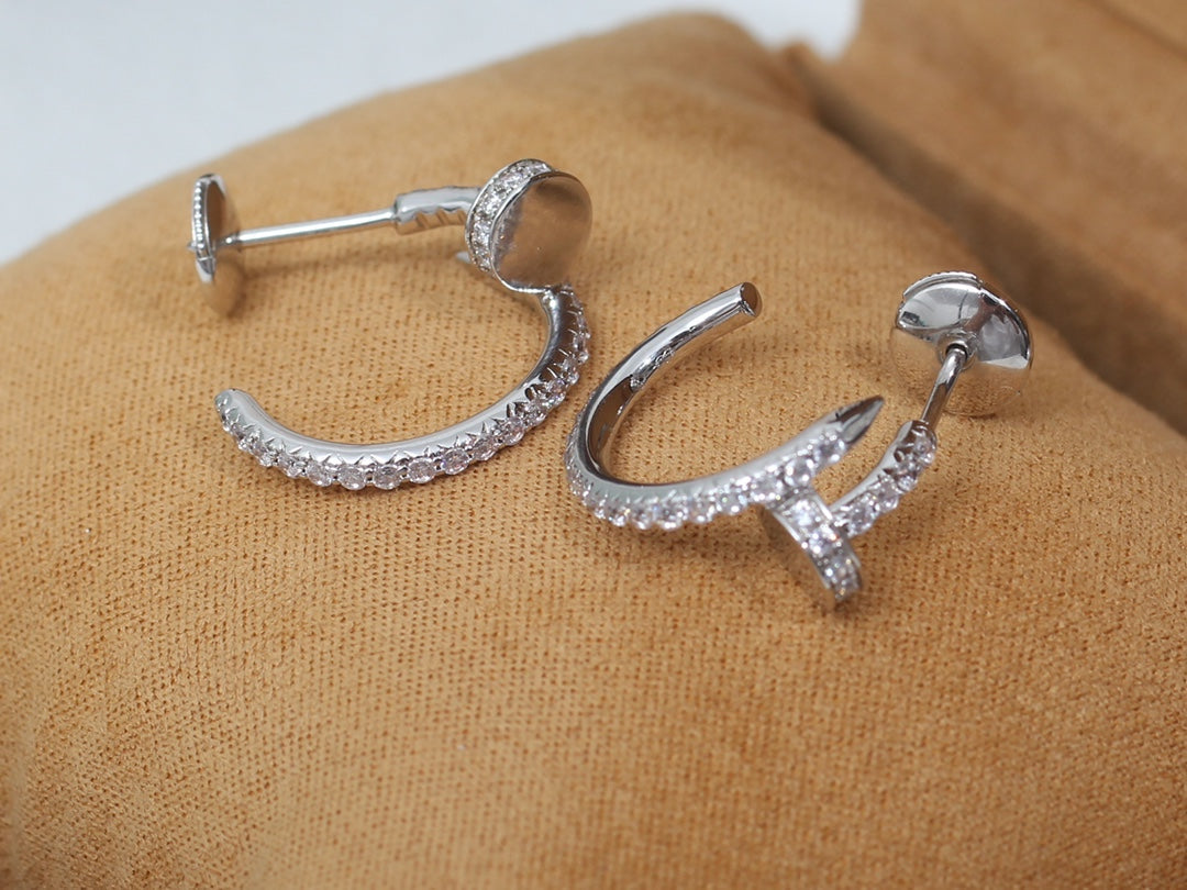 Dream JUSTE EARRINGS 12.75MM SILVER DIAMOND