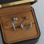 Dream JUSTE EARRINGS 12.75MM SILVER DIAMOND