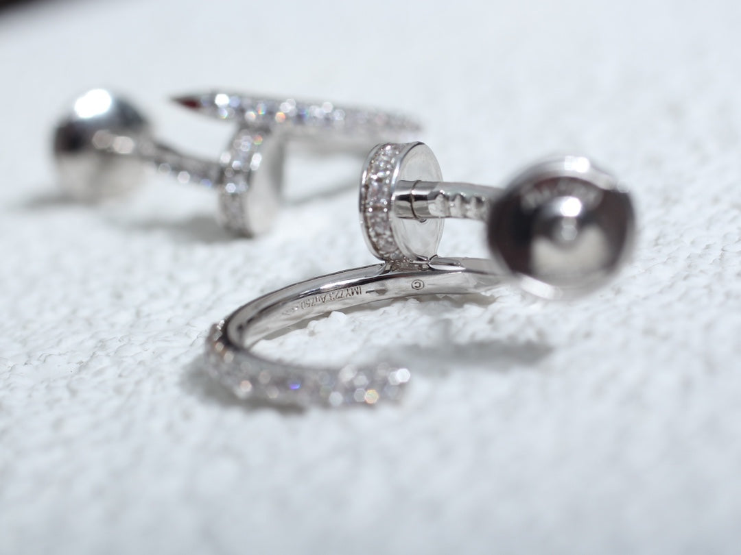 Dream JUSTE EARRINGS 12.75MM SILVER DIAMOND