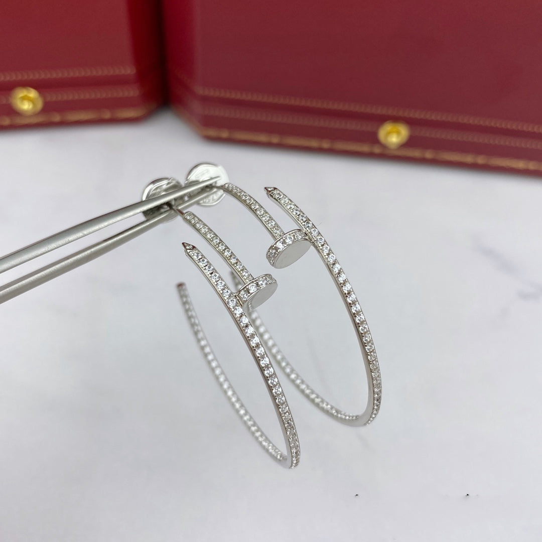 Dream JUSTE EARRINGS FULL DIAMONDS 1.8MM
