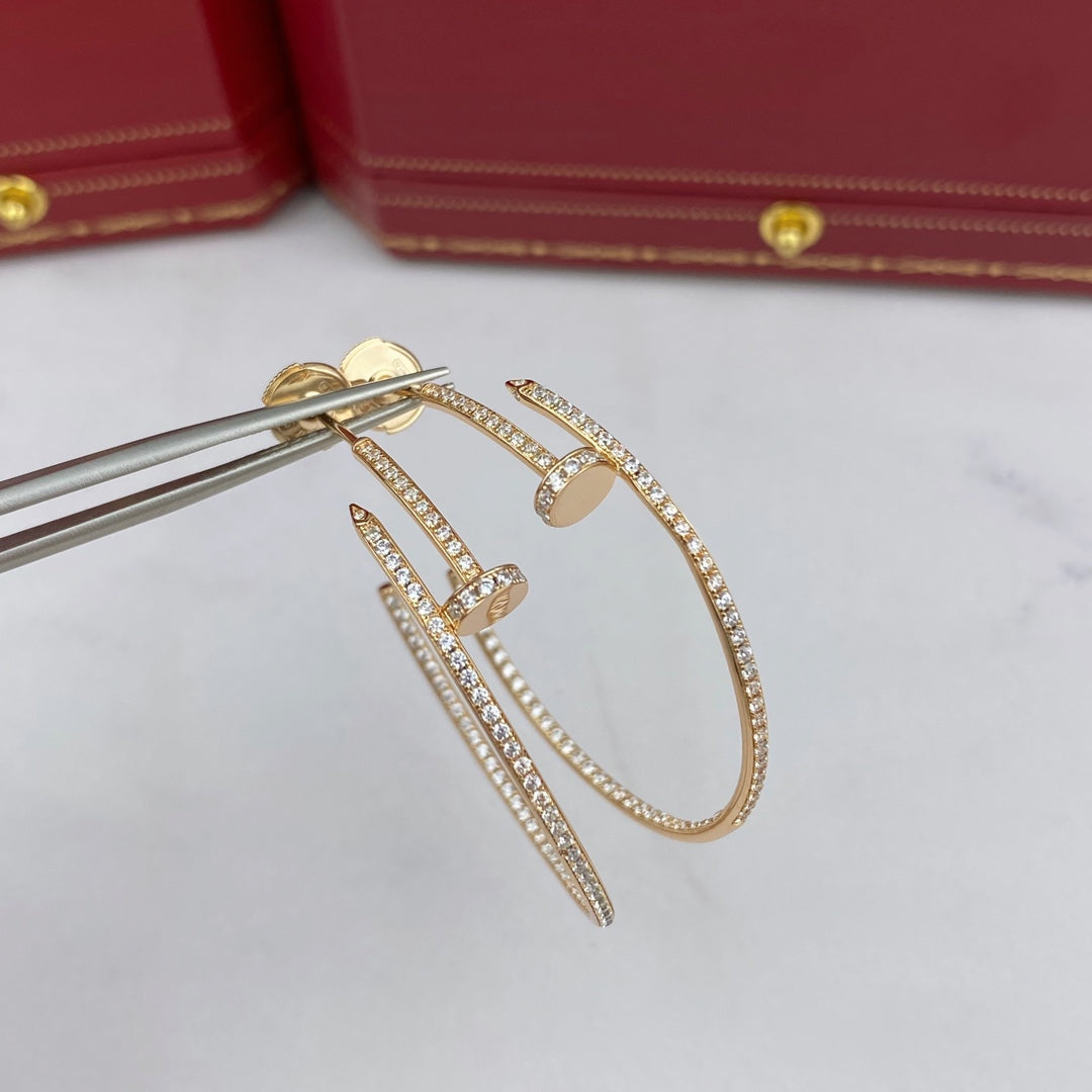 Dream JUSTE EARRINGS FULL DIAMONDS 1.8MM