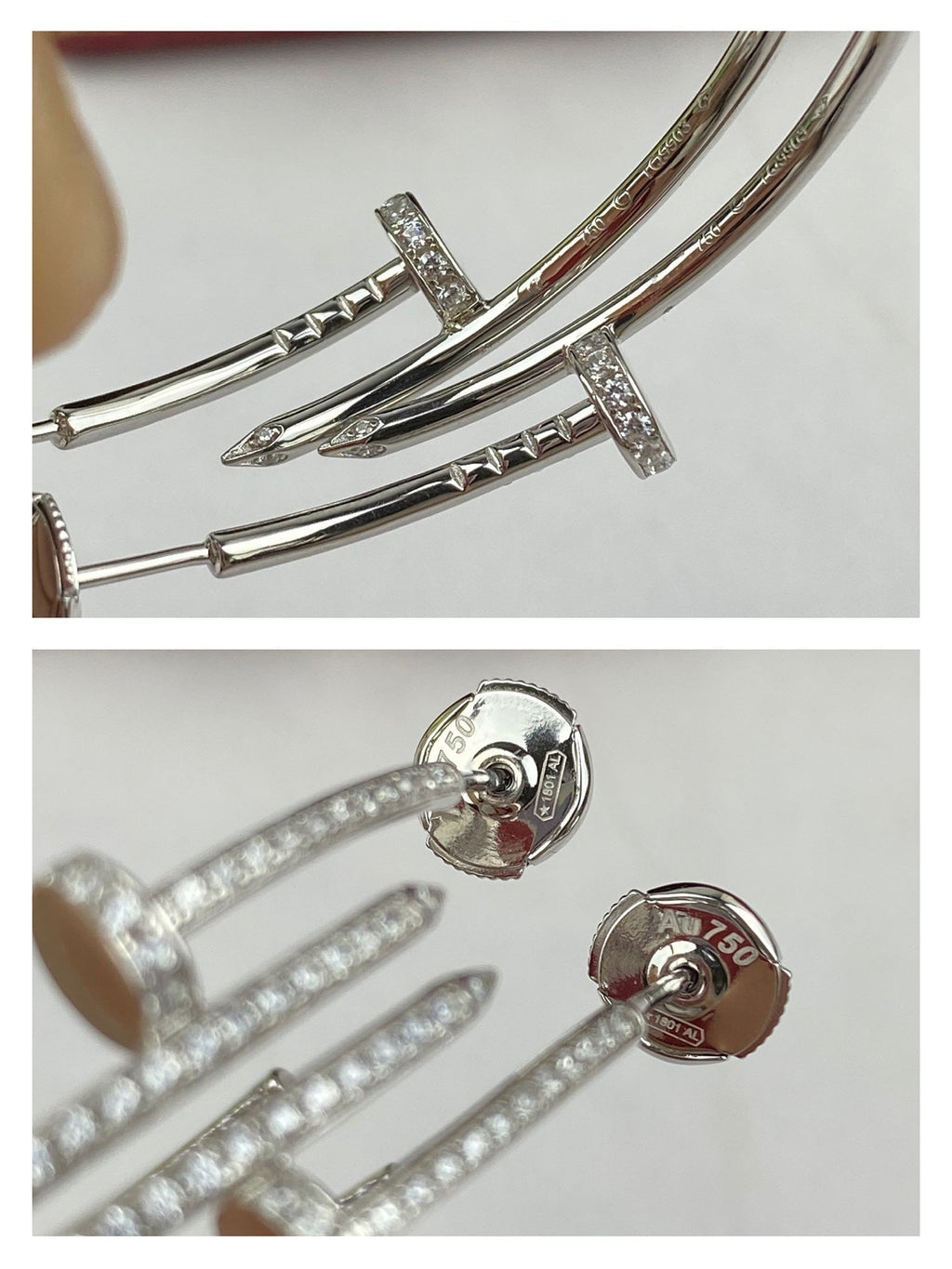 Dream JUSTE EARRINGS FULL DIAMONDS 1.8MM