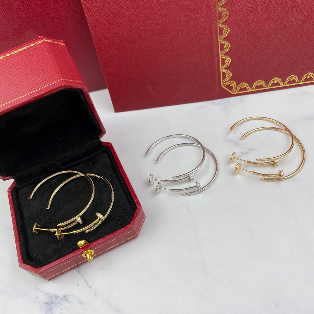 Dream JUSTE EARRINGS FULL DIAMONDS 1.8MM
