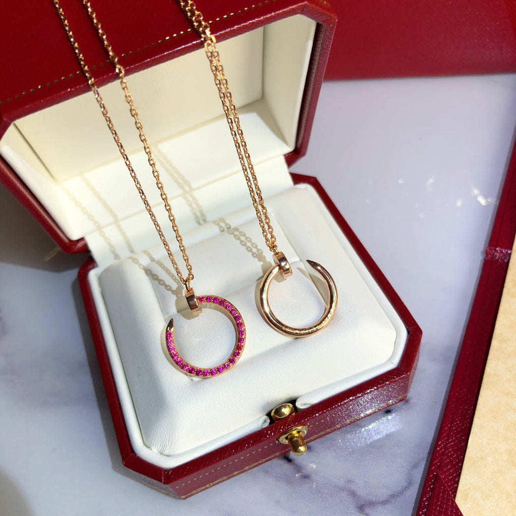 Dream JUSTE KETTE GOLD ROT DIAMANTEN