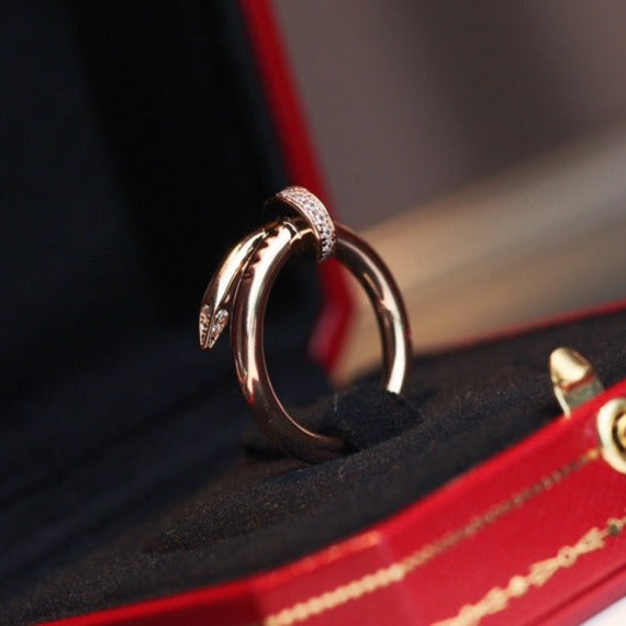 Dream JUSTE RING 2.65MM PINK GOLD DIAMOND
