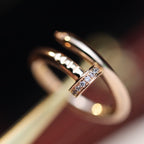 Dream JUSTE RING 2.65MM PINK GOLD DIAMOND