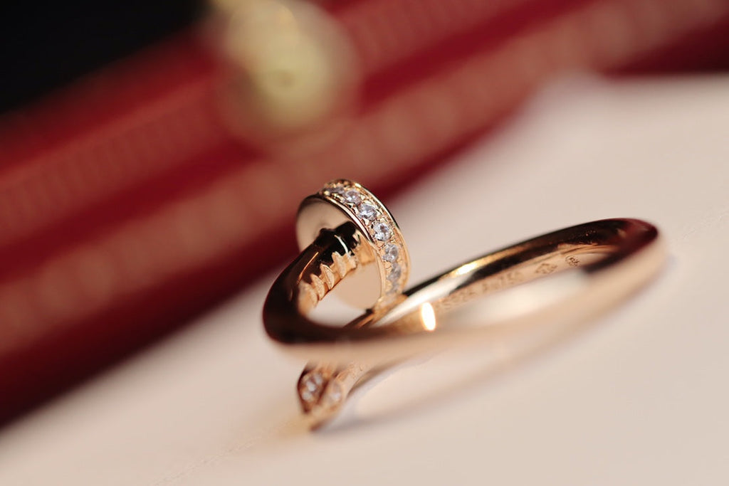 Dream JUSTE RING 2.65MM PINK GOLD DIAMOND
