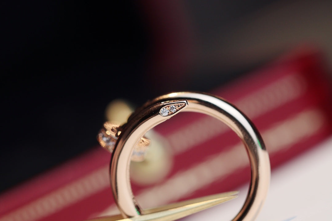 Dream JUSTE RING 2.65MM PINK GOLD DIAMOND