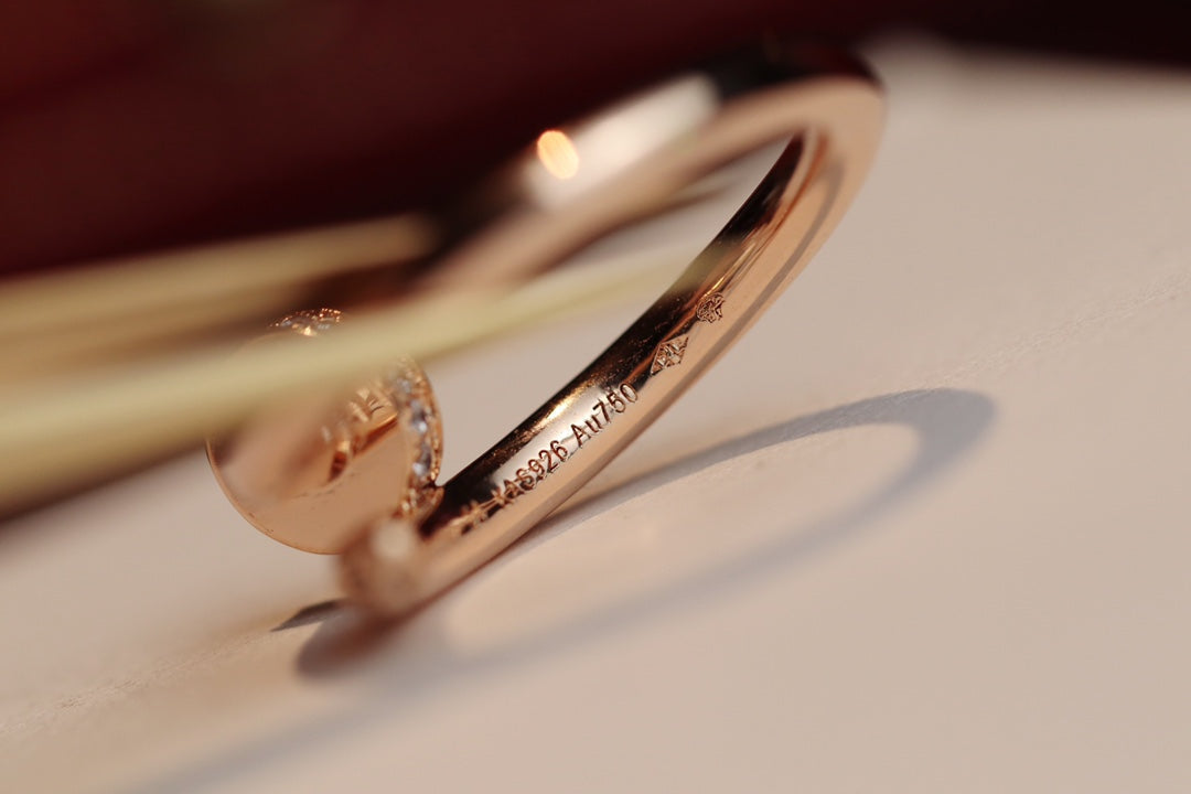 Dream JUSTE RING 2.65MM PINK GOLD DIAMOND