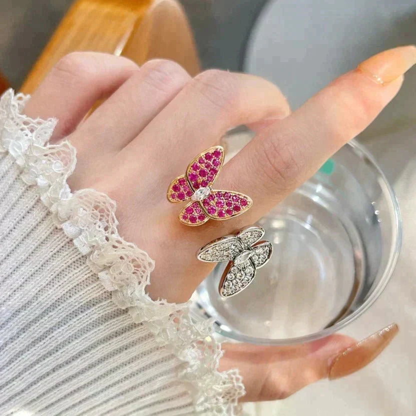 Dream TWIN BUTTERFLY DIAMOND RING