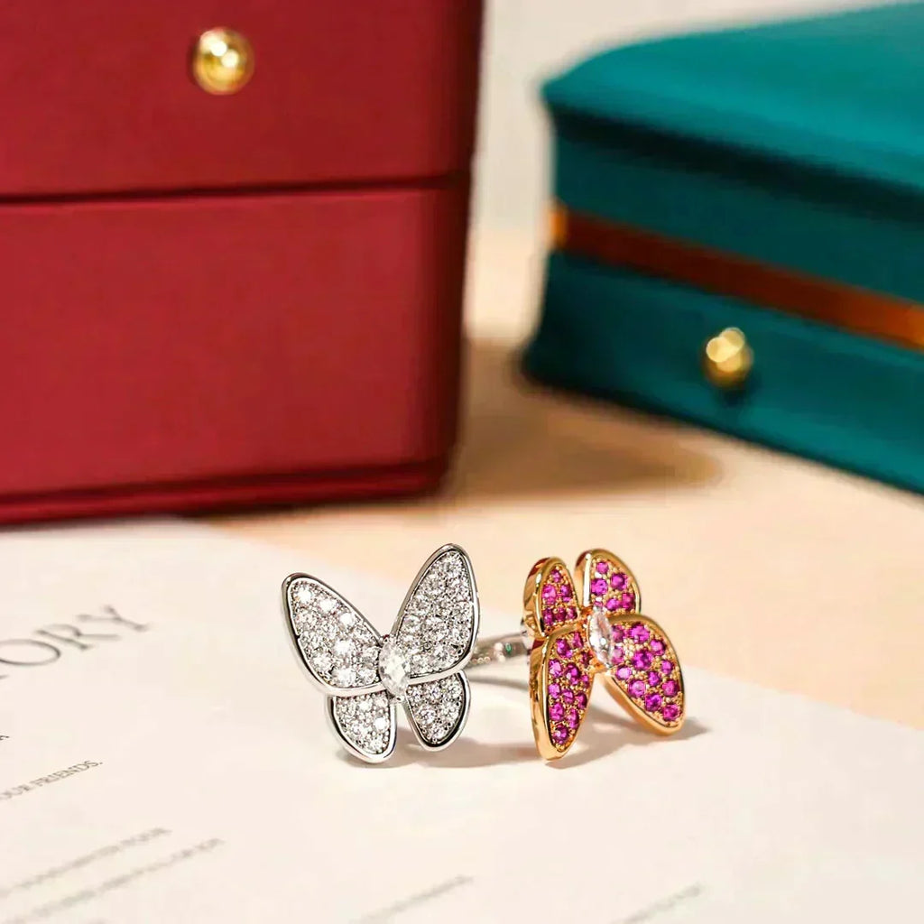 Dream TWIN BUTTERFLY DIAMOND RING