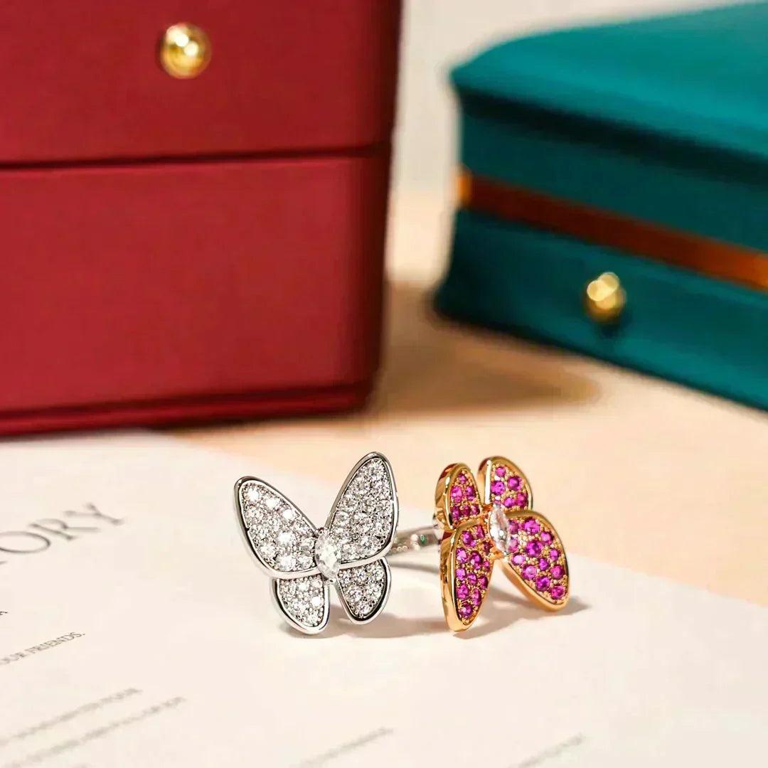 Dream TWIN BUTTERFLY DIAMOND RING