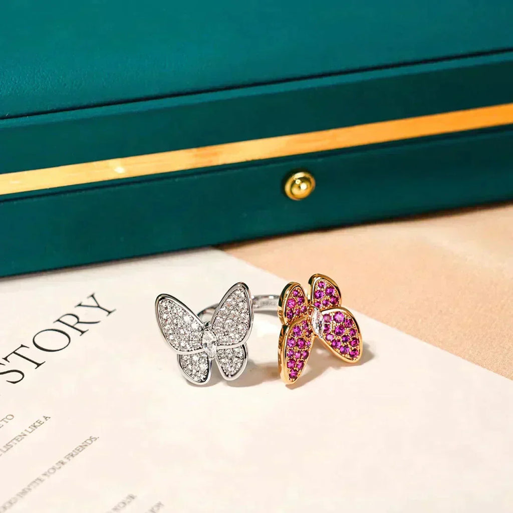 Dream TWIN BUTTERFLY DIAMOND RING