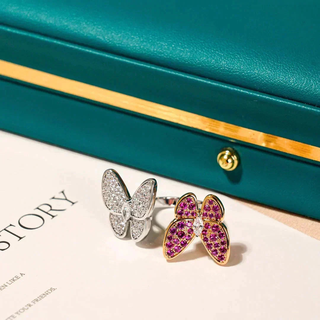 Dream TWIN BUTTERFLY DIAMOND RING
