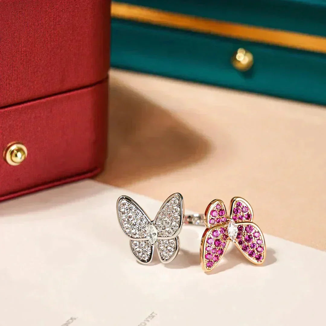 Dream TWIN BUTTERFLY DIAMOND RING