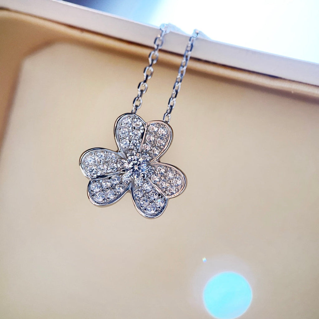 Dream CLOVER DIAMOND HALSKETTE SILBER