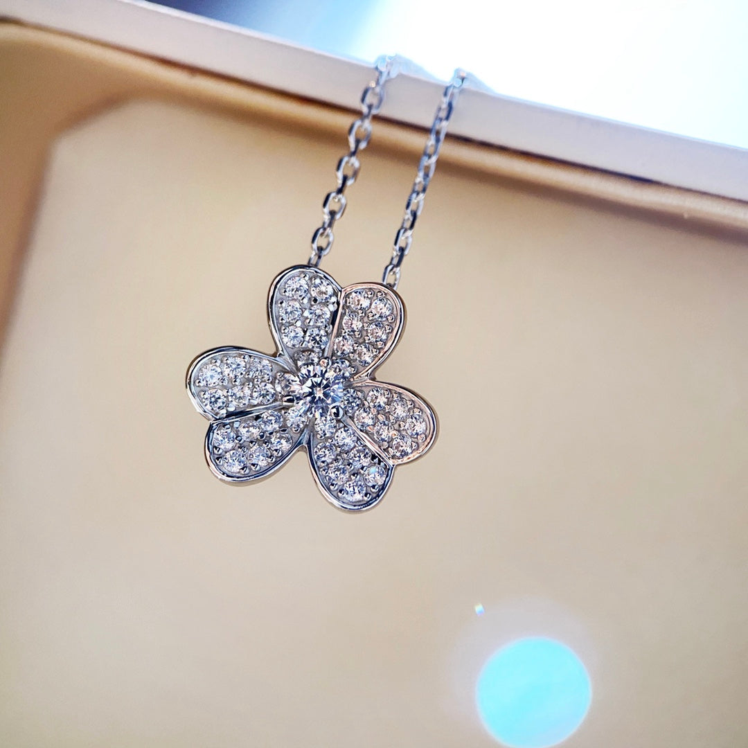 Dream CLOVER DIAMOND HALSKETTE SILBER