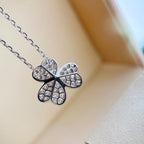 Dream CLOVER DIAMOND HALSKETTE SILBER