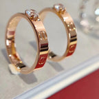 Dream LOVE RING 3,6 MM 1 GROSSER DIAMANT