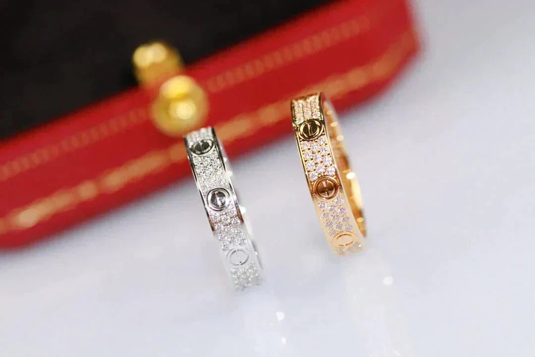 Dream LOVE リング 3.6MM ダイヤモンドパヴェ