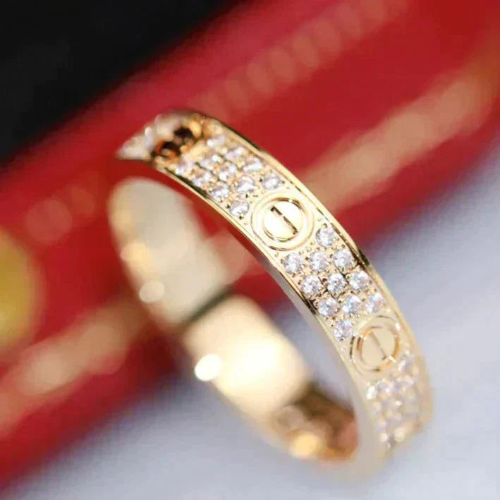 Dream LOVE リング 3.6MM ダイヤモンドパヴェ