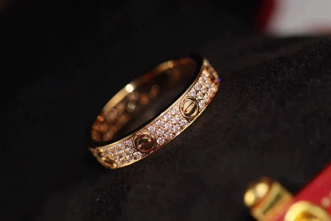 Dream LOVE リング 3.6MM ダイヤモンドパヴェ