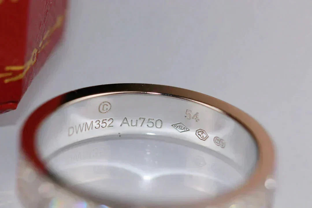 Dream LOVE RING 3.6MM DIAMOND PAVED
