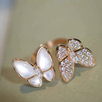Dream TWIN BUTTERFLY DIAMOND MOP RING
