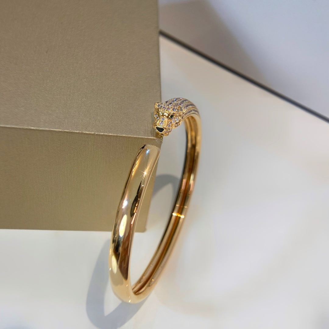 Dream PANTHERE GOLD DIAMOND OPEN BRACELET