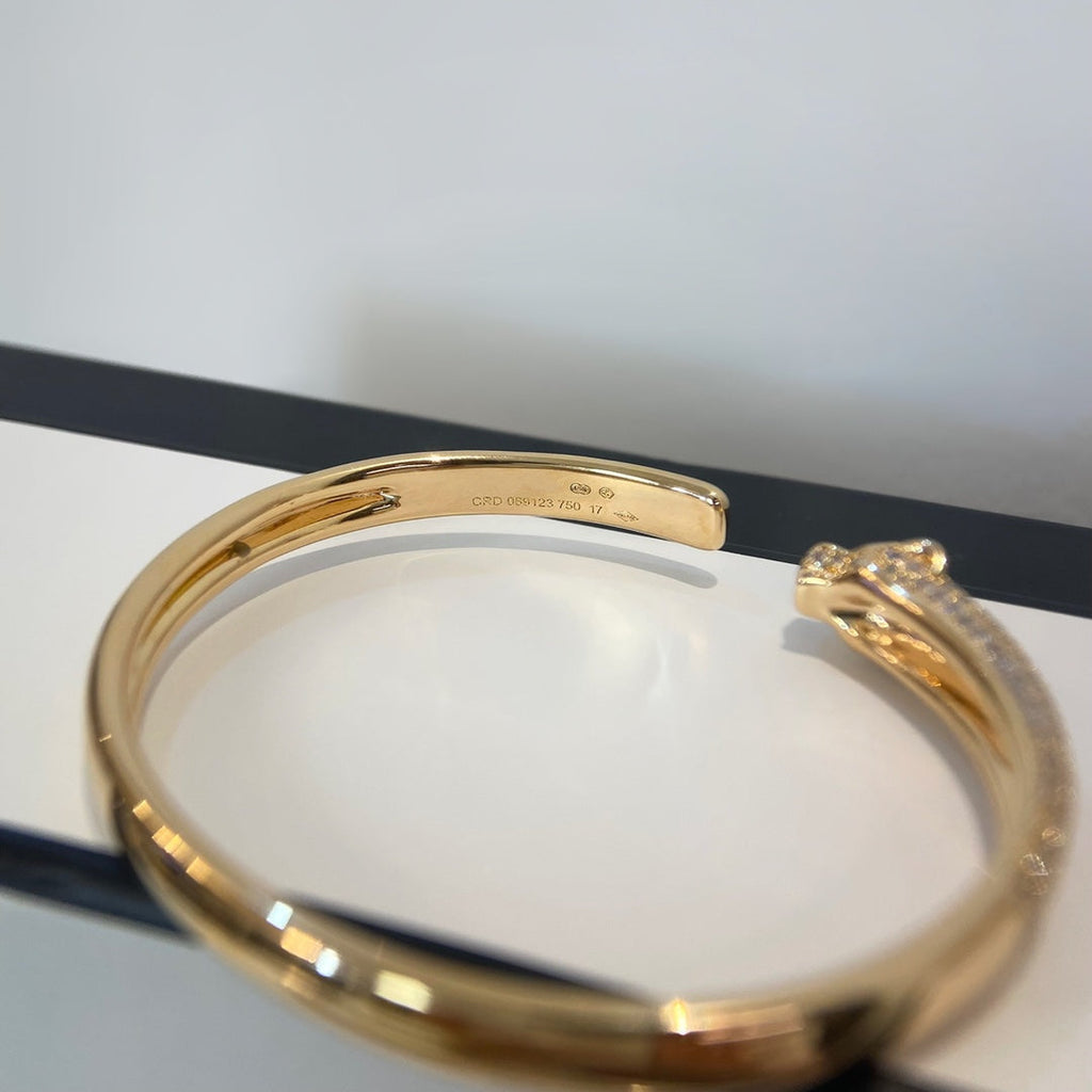 Dream PANTHERE GOLD DIAMOND OPEN BRACELET