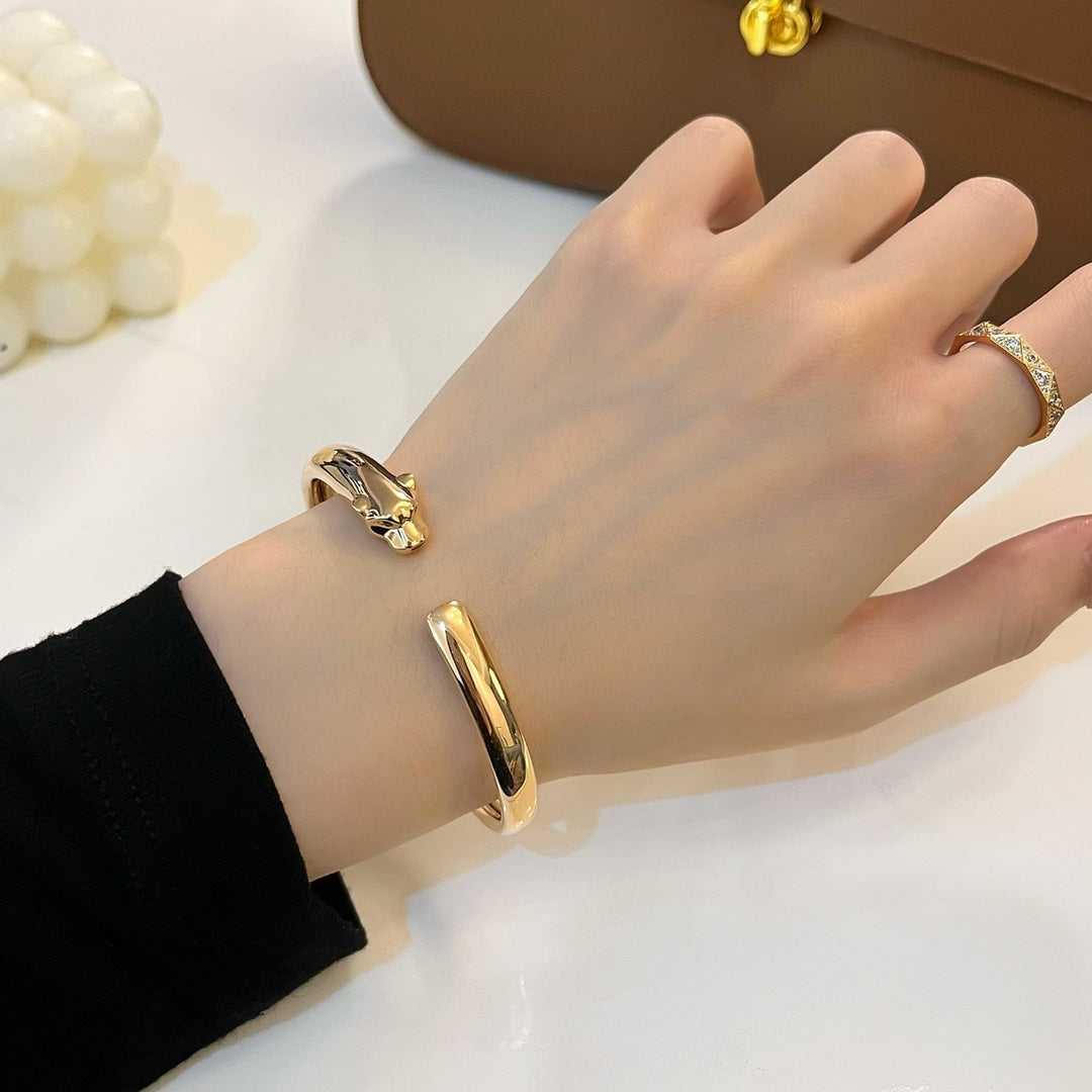 Dream PANTHERE GOLD OPEN BRACELET