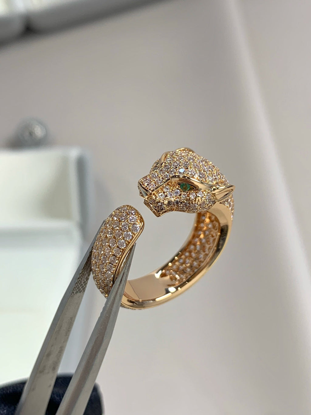 Dream PANTHERE DIAMANT-RING AUS ROTGOLD