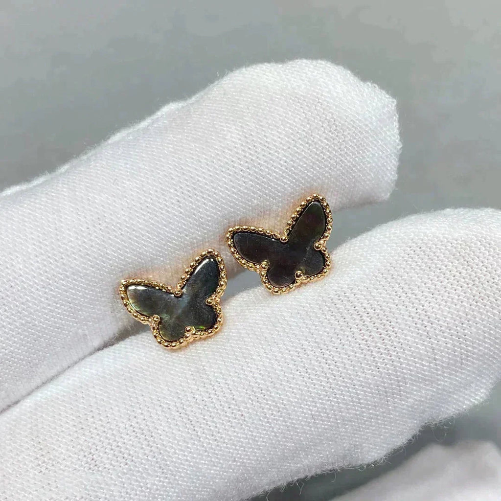 Dream BUTTERFLY DARK MOP  EARRINGS