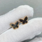 Dream BUTTERFLY DARK MOP  EARRINGS